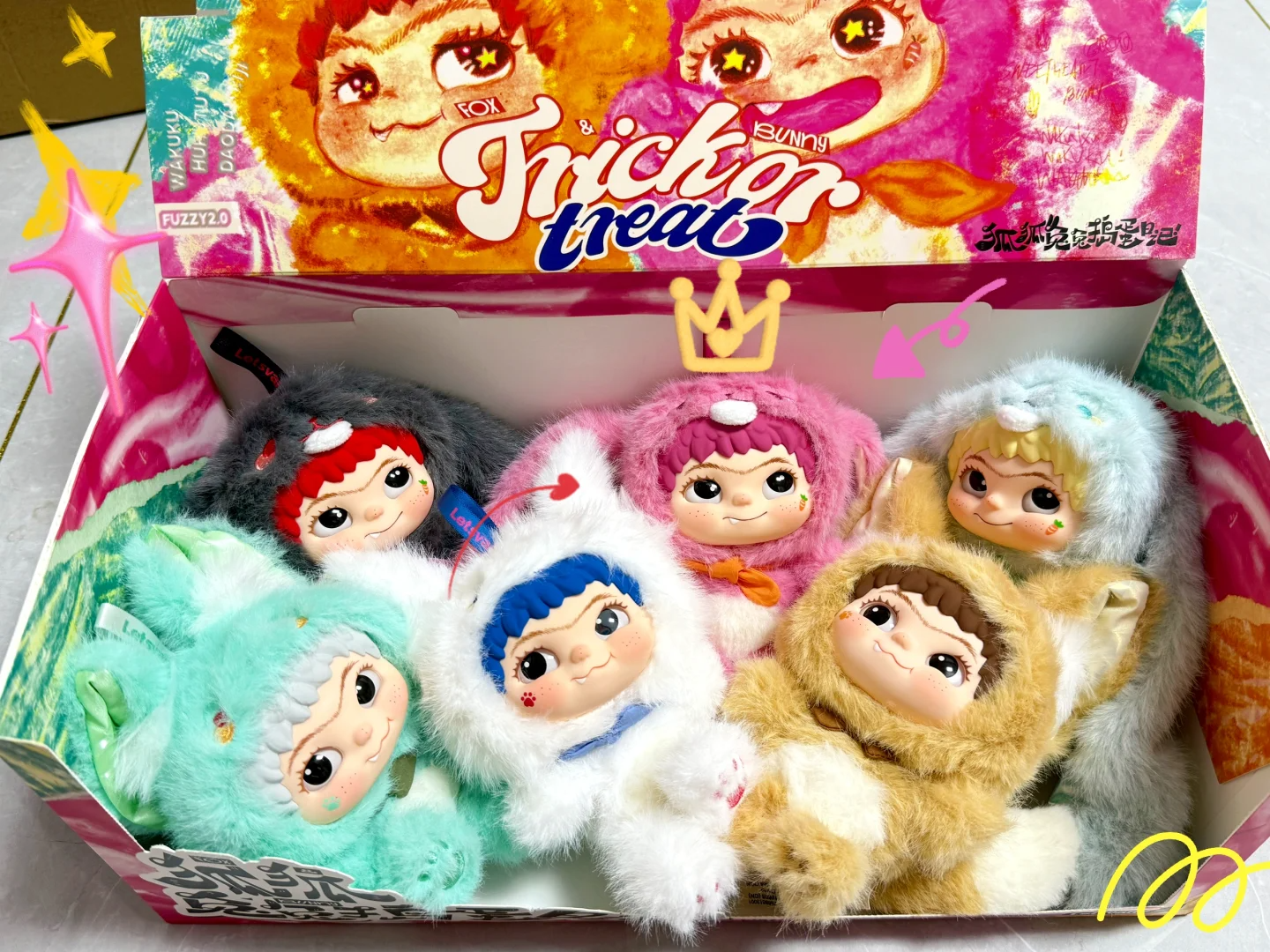 WAKUKU Fox & Rabbit Trick-or-Treat Diary Series